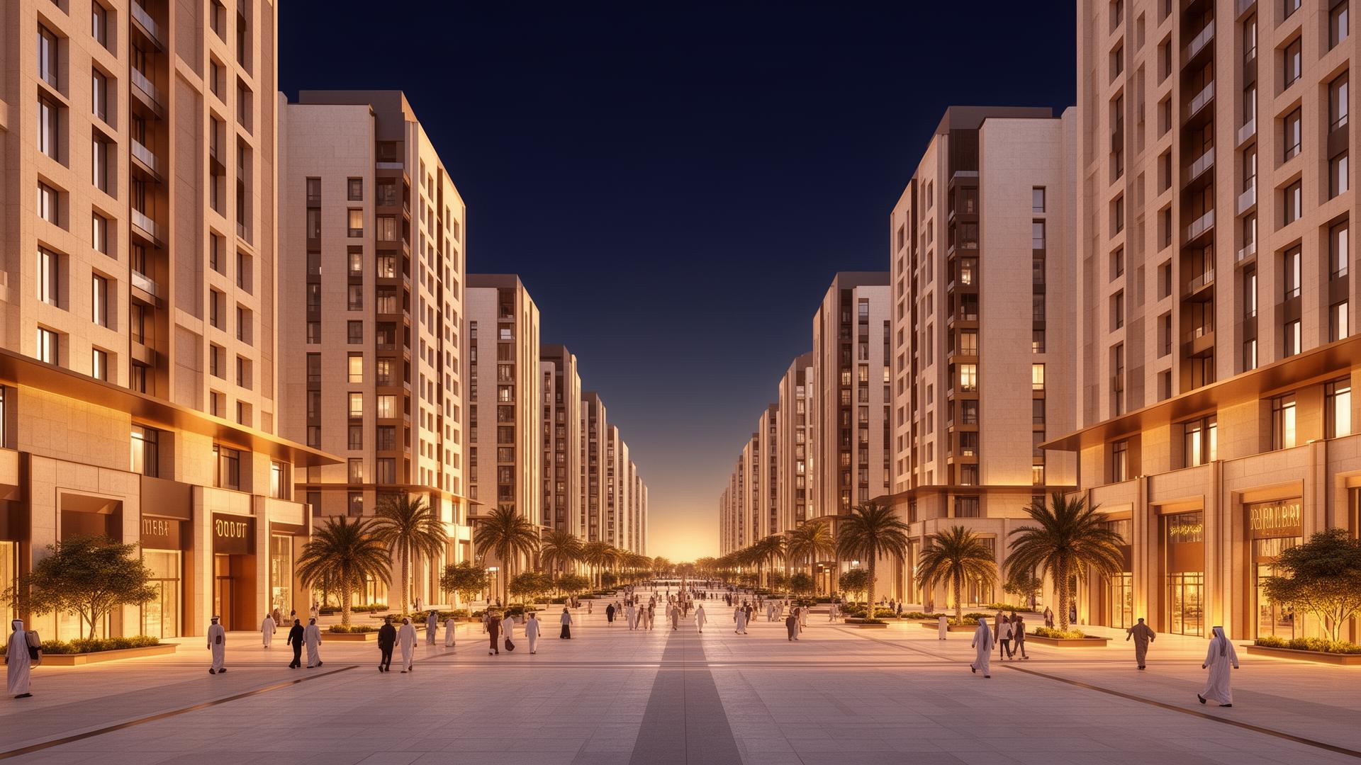 عرض معماري لمشروع شرق عنيزة العقاري